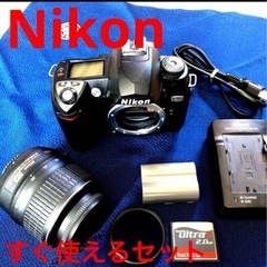 【ネット決済】Nikon D70 NikonDX VRレンズ付き