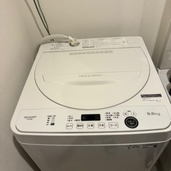 SHARP 5.5kg 洗濯機