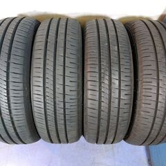 夏☆2023年☆ダンロップ 185/60R15 日本製【富山】EC204 エナセーブ【点検OK】フィット ヤリス アクア ポルテ シエンタ デミオ 185/60/15 夏 185/60-15 中古4本