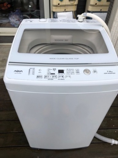 2019年製　AQW-GV70H 全自動洗濯機　洗濯7.0kg