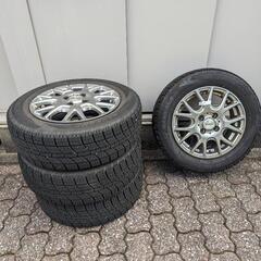 取引確定中古スタッドレスタイヤホイール付き175/65r14ナン...