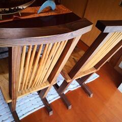天然木無垢板ダイニングチェア/4脚‼️
