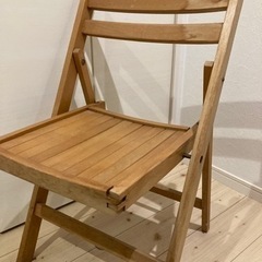 木の椅子　