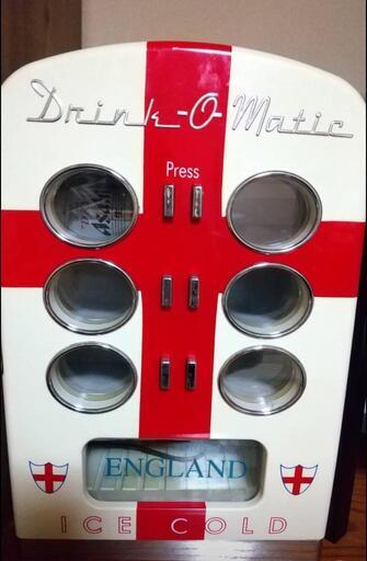 自動販売機型ビール・ジュース保冷庫