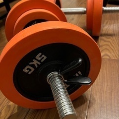 アイロテック ラバー付きダンベル 30kg×2個