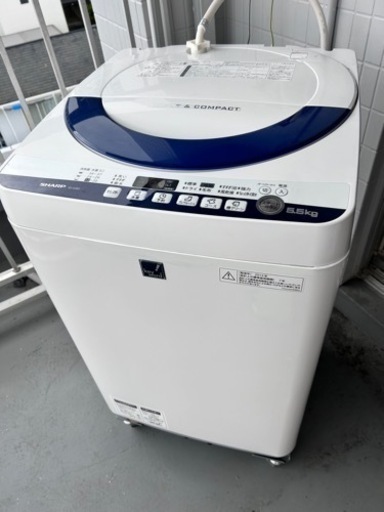 決定）シャープ 全自動洗濯機 ES-G5E2-KB (福田正明) 唐人町の  