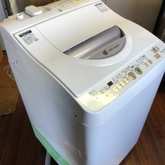 北九州市内配送無料 保証付き シャープ SHARP ES-TG55L-A [たて型洗濯 