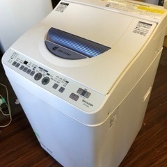 北九州市内配送無料 保証付き シャープ SHARP ES-TG55L-A [たて型洗濯 