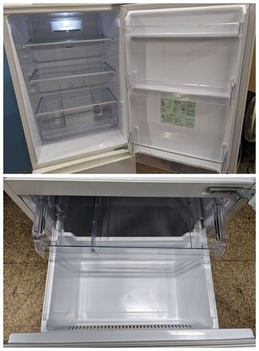 AQUA 2ドア冷凍冷蔵庫 184L 2017年製 AQR-18G