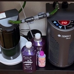 ゼンスイ 水槽クーラー、エーハイム 外部フィルター