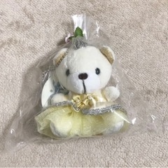 クマのぬいぐるみキーホルダー