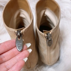 CHANEL 35.5 】シャネル ショートブーツ 23cm