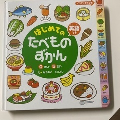 0歳から5歳　はじめてのたべものずかん　知育本