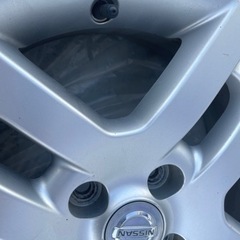 受渡完了】日産キューブ 純正アルミホイール4本