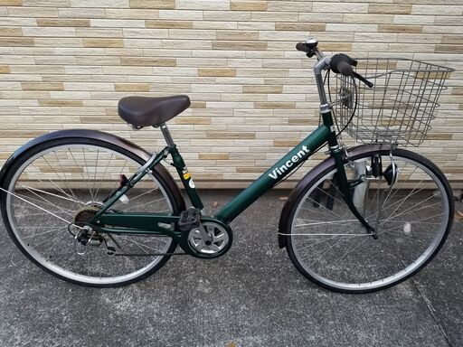 中古自転車 6段変速 27インチ ブロックダイナモ 軽整備済み 防犯登録対応 町田市 相模原市070MM