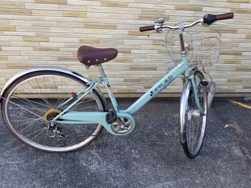 中古自転車 6段変速 27インチ LEDオートライト 軽整備済み 防犯登録対応 町田市 相模原市071MM