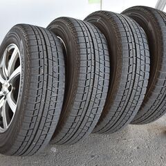 【ヤ取終了1/18】≪zyt1216ジ≫ 15インチ スタッドレスタイヤ4本セット アルミホイール付 ヨコハマ ice GUARD iG50 PLUS 185/65R15 ZACK JP-110 15x5.5J オフセット+50 4穴PCD100 現状品 51126-05
