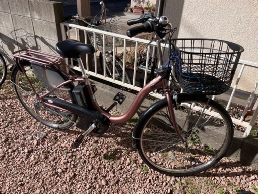 YAMAHA電動アシスト自転車（中古）充電器あり