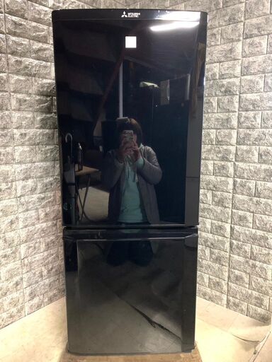 全国送料無料☆3か月保証☆冷蔵庫☆三菱☆2020年☆146L☆MR-P15EE-KK1  