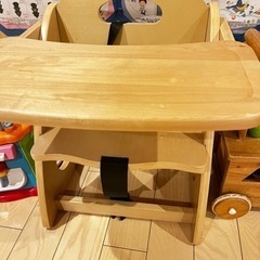 木製　ローチェア 椅子　ベビー