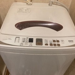 受付終了　sanyo 洗濯機