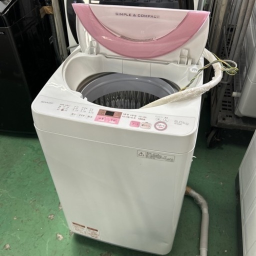 H3 ✨️値下げしました✨️洗濯機 2017年製 SHARP ES-GE6A 6kg 中古