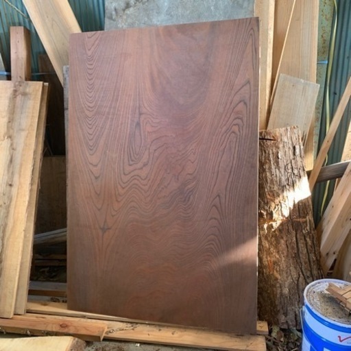 欅　一枚板　テーブル　古材　木材　銘木