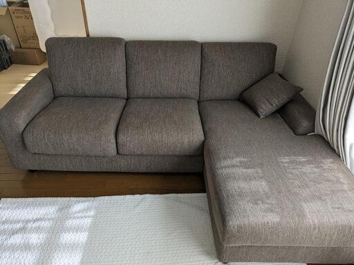ニトリ☆ふかふか三人掛けソファ☆黒