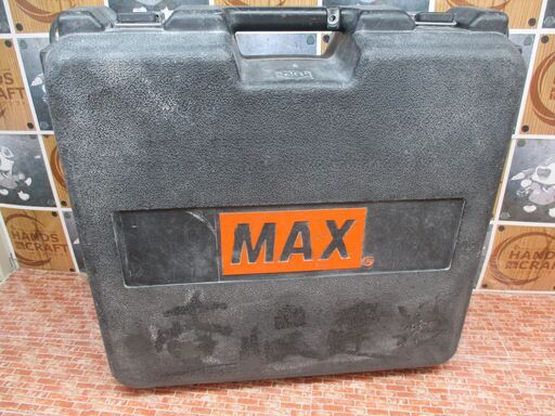 マックス MAX GS-725C ガスネイラ 中古品 バッテリー×2 充電器 ケース