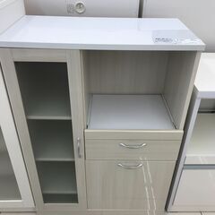 ★ジモティ割あり★  レンジ台 ナチュラル H105×D42×W...