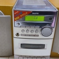 sanyo コンポ(オーディオ)の中古が安い！激安で譲ります・無料で