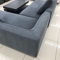 ★ジモティ割あり★ Panamera L字ソファ ダークグレー H64×D96×W153 クリーニング済み HJ1661