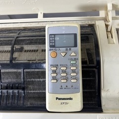 エアコン Panasonic 2.2kw 2009年製 リモコン付き プラス3000〜にて 