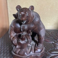 木彫り　熊　ビンテージ　置物