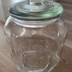 ピーナッツガラスジャー　クッキージャー　ガラス保存瓶
