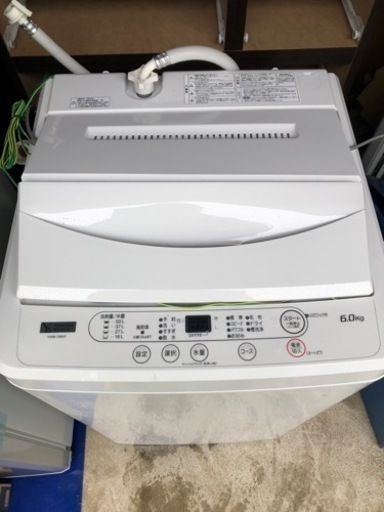 2023年製  洗濯機　ヤマダセレクト 6.0kg　 YWM-T60H1