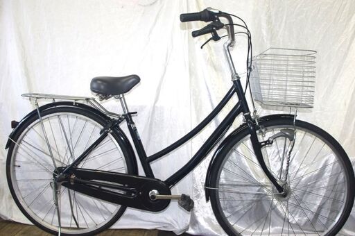 商談中「中古」ファミリーサイクル/オートライト/内装3段変速/27インチ/ブラック