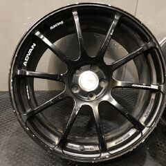 YOKOHAMA ADVAN RACING RS アドバンレーシング 18インチ 2本 8J5HPCD100+48 軽量　(VHF412MY)クレジットカード QRコード決済可能