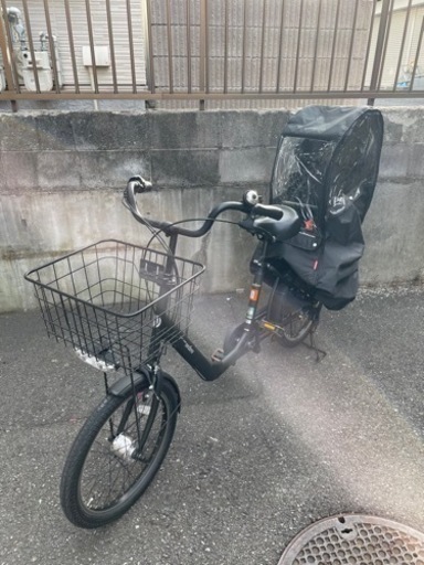 子乗せ自転車レインカバー付き！値下げ