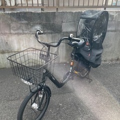 【ネット決済】子乗せ自転車🚲レインカバー付き！値下げ🫶