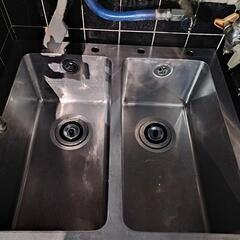 ☆2層式ステンレス流し台 小規模飲食店舗 カフェ