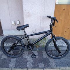 20吋 ジャイロ機構搭載BMX(ブラック)