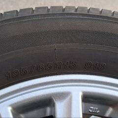 トヨタ 80 ノア 純正 タイヤ ホイール  195/65R15