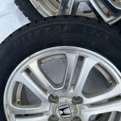n-box 純正アルミホイール付き スタッドレスタイヤ 2020年製 ブリジストン ブリザック VRX 155/65R14