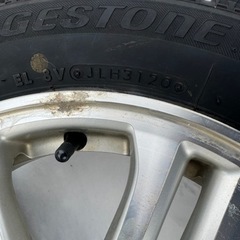 n-box 純正アルミホイール付き スタッドレスタイヤ 2020年製 ブリジストン ブリザック VRX 155/65R14