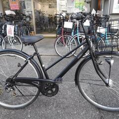 中古自転車2846 前後タイヤ新品！ 27インチ 6段ギヤ LEDオート 