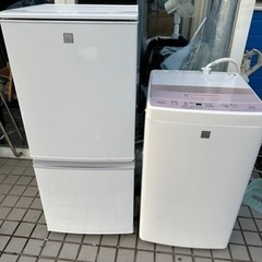 シャープ　洗濯機　冷蔵庫セット　