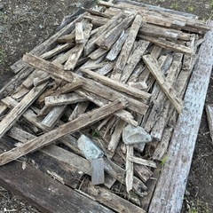 薪用木材　廃材　あげます