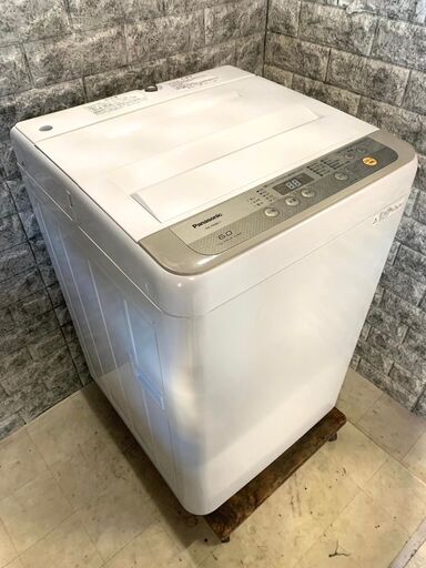 全国送料無料★3か月保証★洗濯機★パナソニック★2018年★6㎏★NA-F60B11★S-261