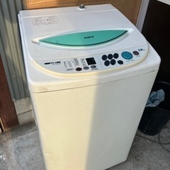 洗濯機サンヨ6kg